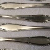 Small silver metal spoons RENEKA filet cutlery service goldsmithing