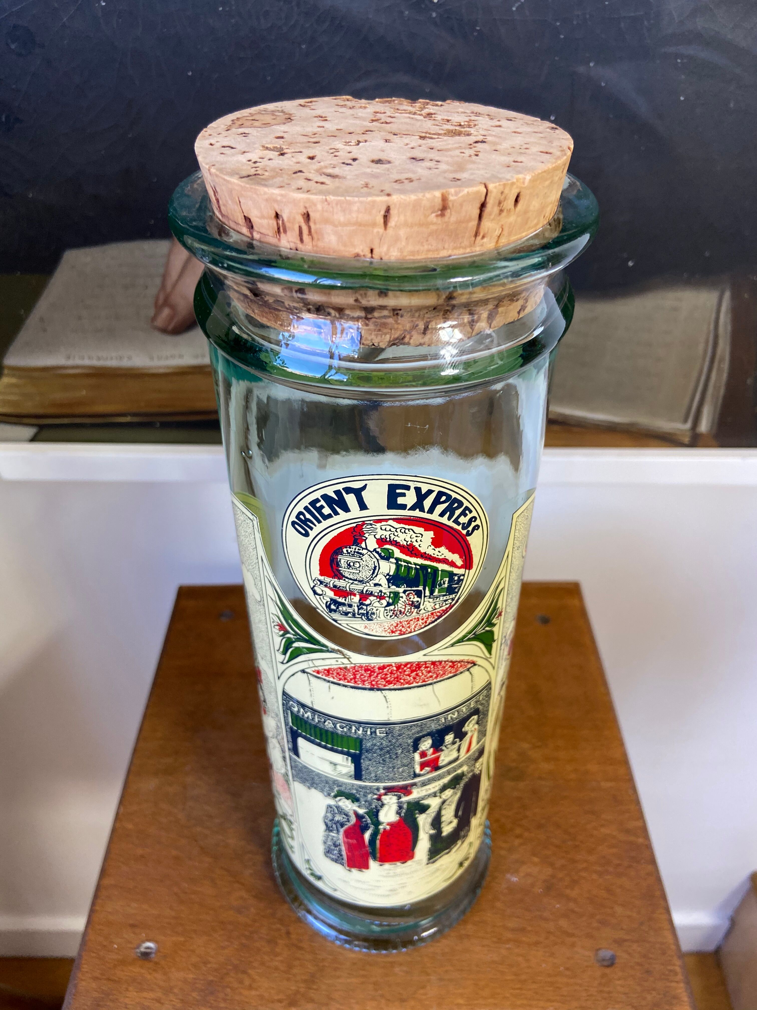 Glass jar "Orient Express"
