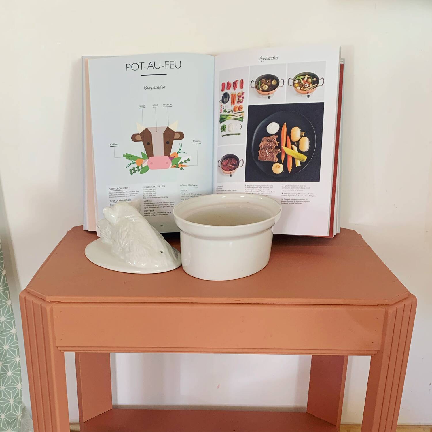 Vintage wild boar terrine