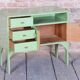 Art Deco Small Cabinet in Spruce & Paint, Czech, 1920s