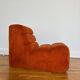 Chauffeuse / Fauteuil orange - Vintage - Design