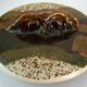 Vegetable dish, covered pot, glazed ceramic art, 1970s, signature to be identified
