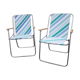 Paire de fauteuils pliants 70