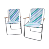 Pair of folding chairs 70