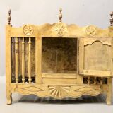 19th Century Light Walnut Panetière