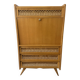Vintage wood/wicker secretary