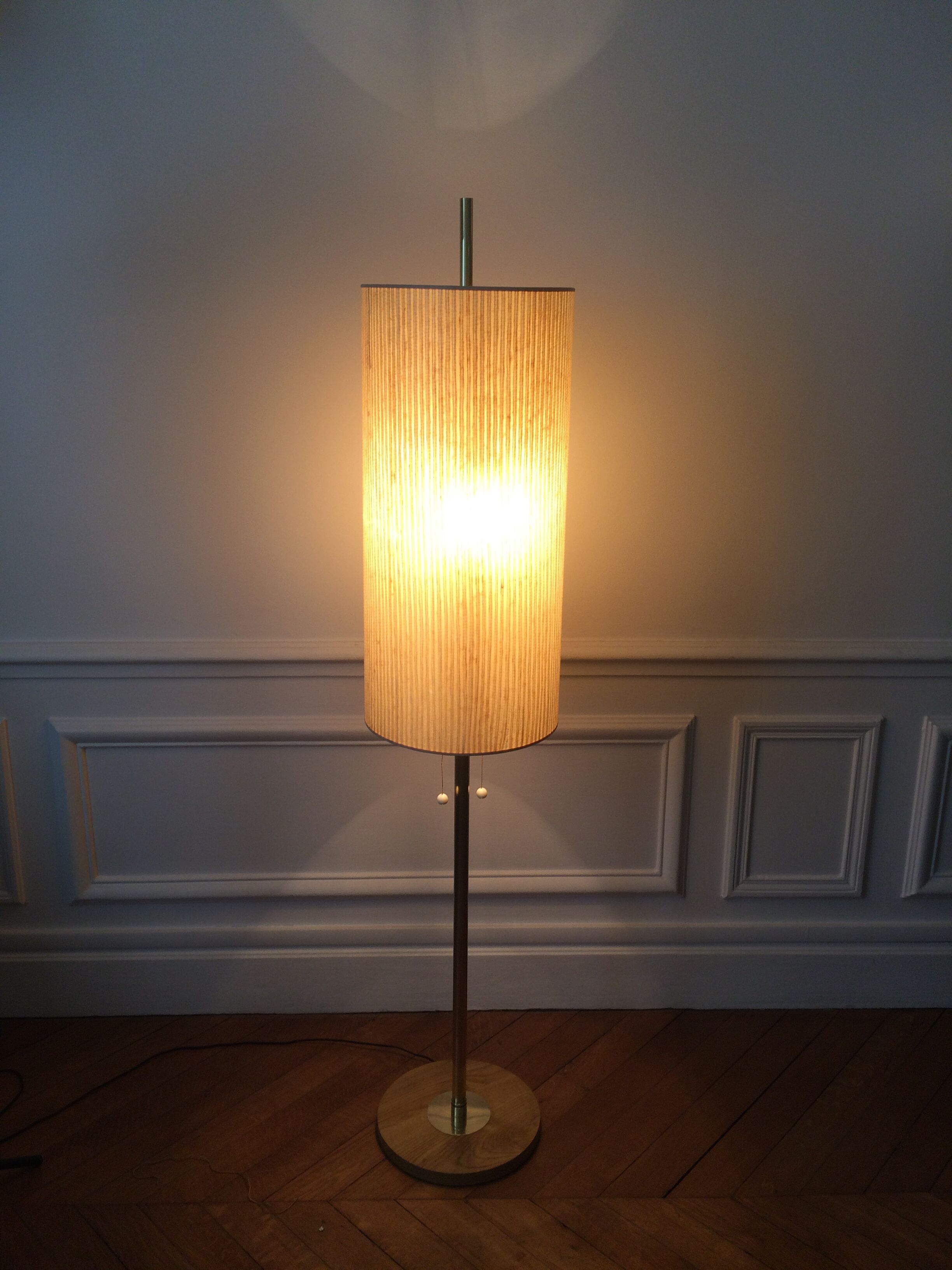 Adjustable floor lamp edited by Maison Monix in Paris in the 60's