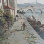 Tableau 19th century oil painting on canvas
