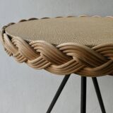 Tripod pedestal table from the 60s