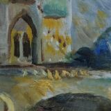 Jules Schyl (1893-1977), Swedish Modern Painting, 1960s, Oil on Canvas, Framed