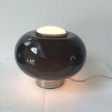 Lamp in black glass from the 1960s