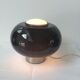 Lamp in black glass from the 1960s