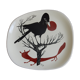 Decorative plate The raven and the fox Salins France