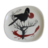 Decorative plate The raven and the fox Salins France