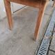 Large vintage wooden farmhouse table, 2.45m, 8 people