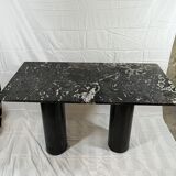 Marble and metal desk