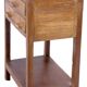 Meuble de chevet en teck birman ancien