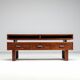 Mid-century modern floating media console in rosewood, Denmark, 1960