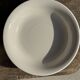 Set of 5 thick white deep plates, no brand, D21.5.
