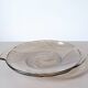 Art Deco clear glass dish. Val Saint Lambert. Belgium
