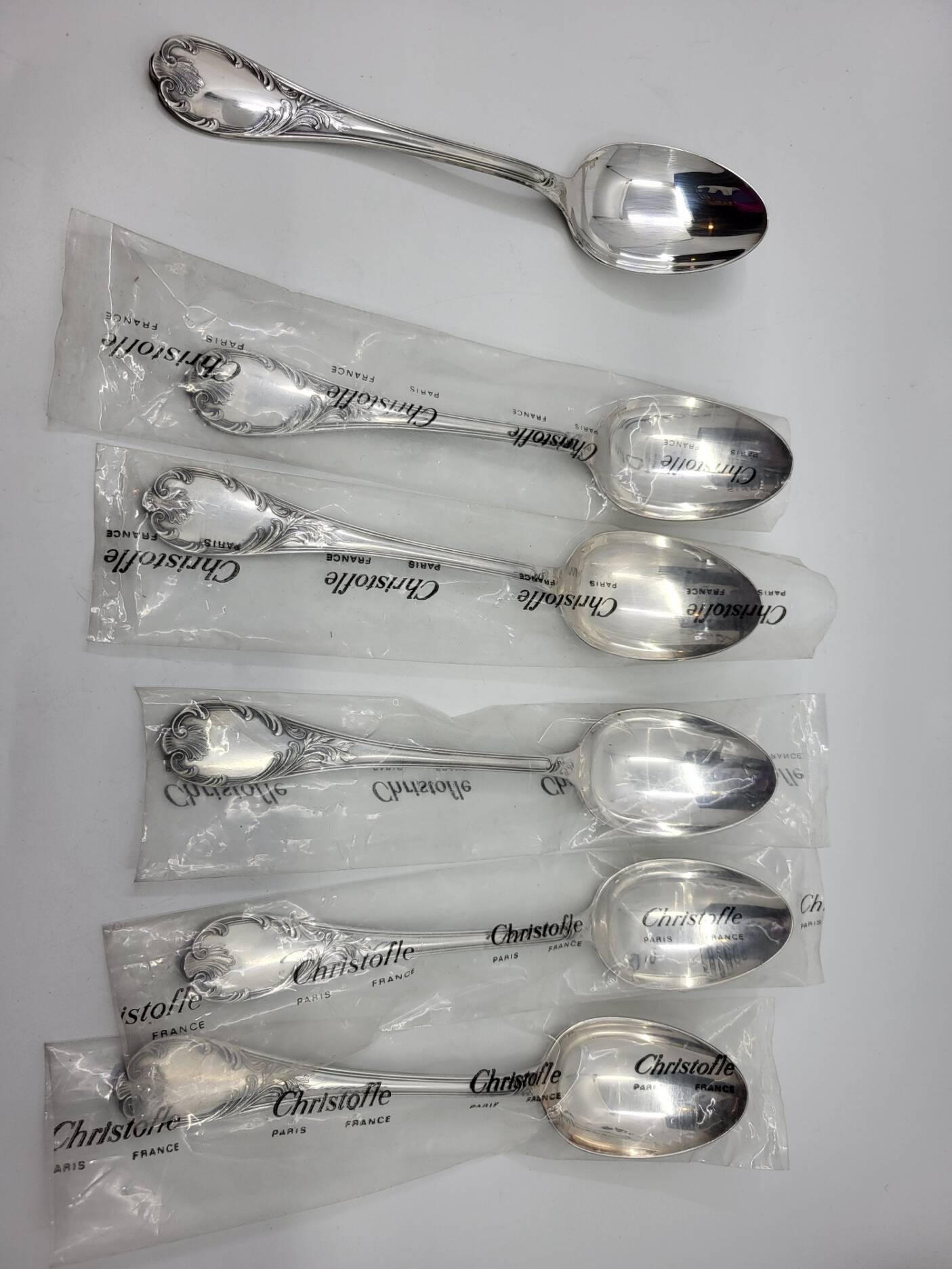 Christofle silverware model Marly (set of 24) France