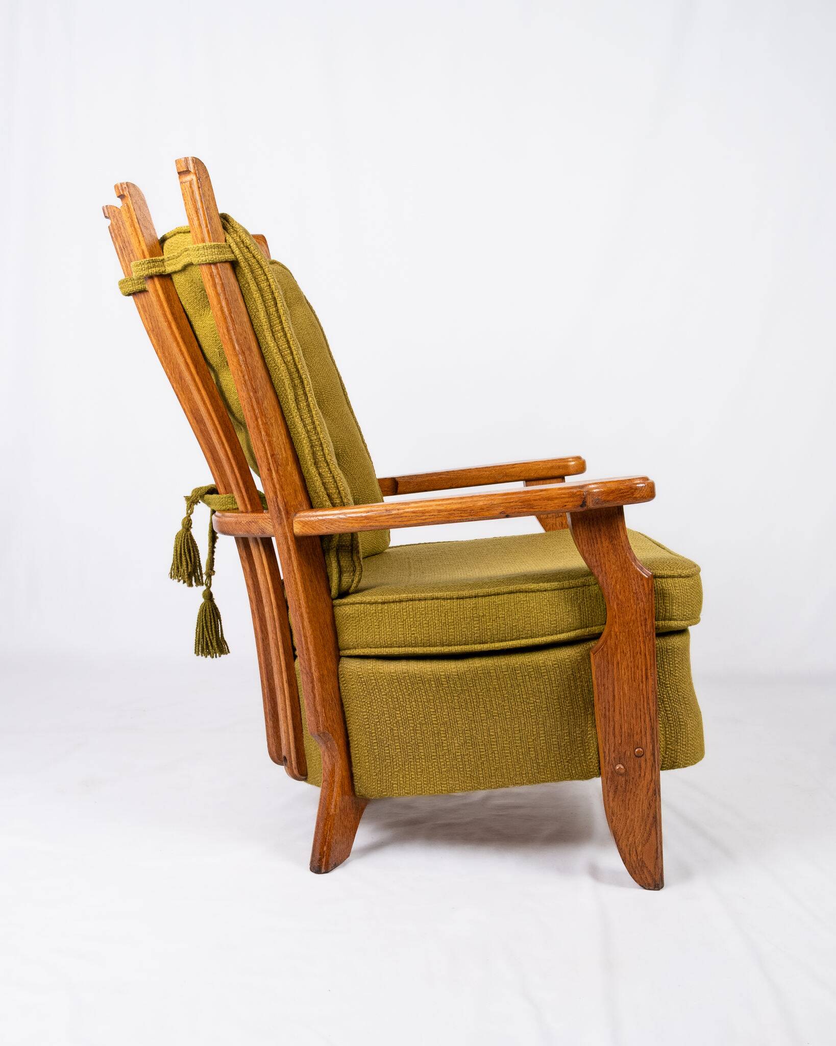 Reclining Armchair, by Guillerme and Chambron, for Your Home, 1950s
