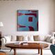 Contemporary abstract "quiet geometry"