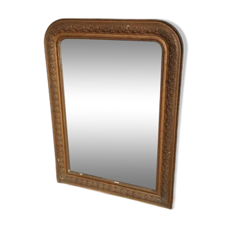 Old Louis Philippe style mercury mirror