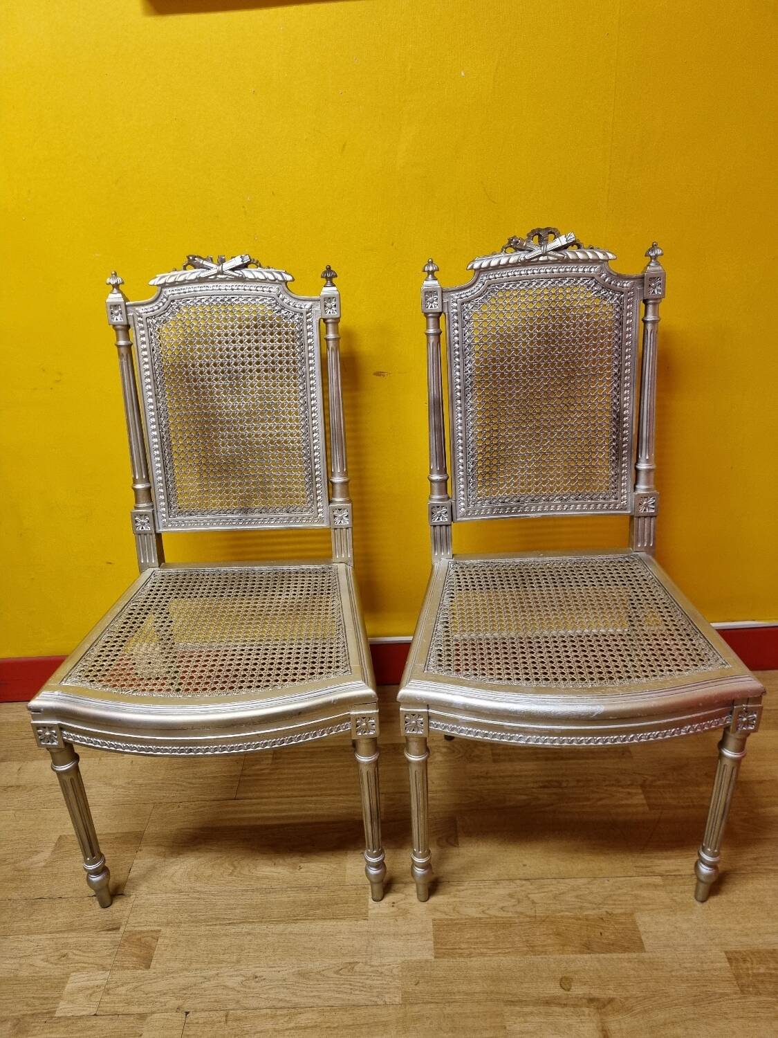 Louis XVI caned chairs
