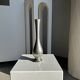 Vintage silver-plated floor vase