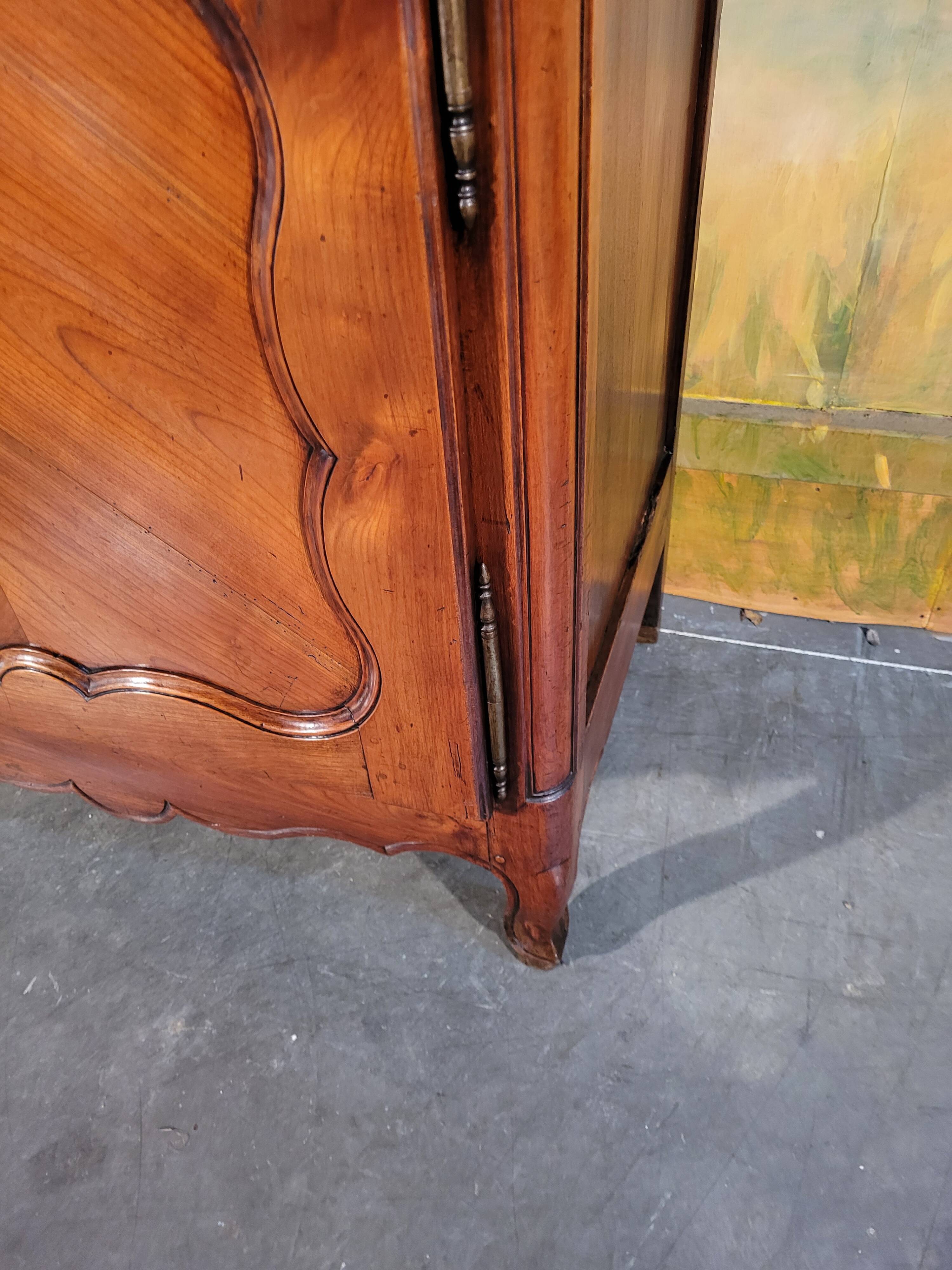 Large Louis XV style jam maker in cherry wood