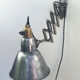 Scissors lamp accordion mazda france 1940