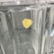 Old glass mold bohemian bar vintage crystal champagne bucket