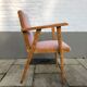 Scandinavian-style retro chair - pink velvet