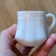 10 old porcelain cream jars