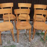 Set of 6 Thonet bistro chairs