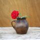 pot à anse vintage, pot à cuillères, poterie vintage, cuisine, pot à fleurs, déco intérieur