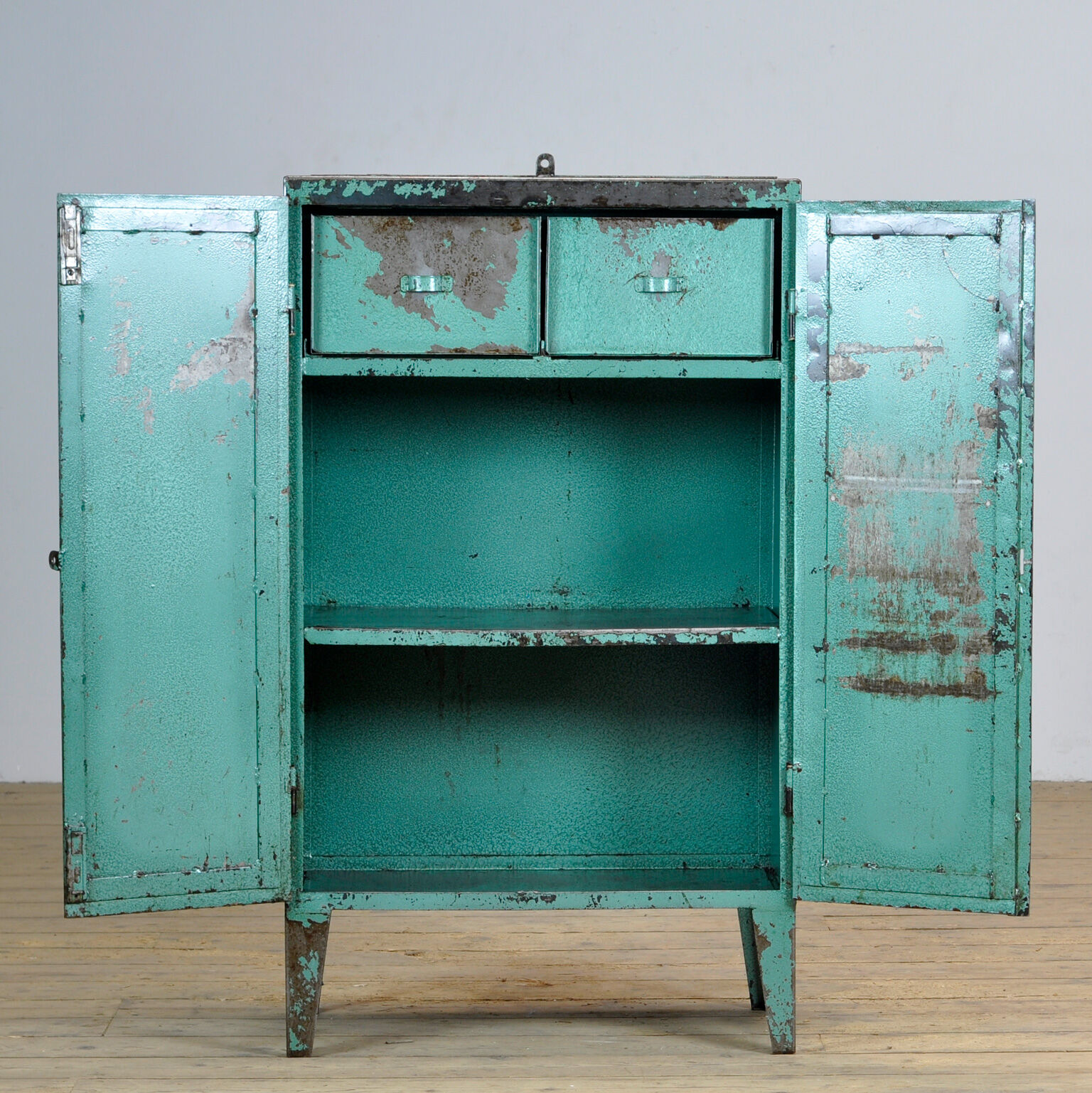 Industrial iron cabinet, 1960s