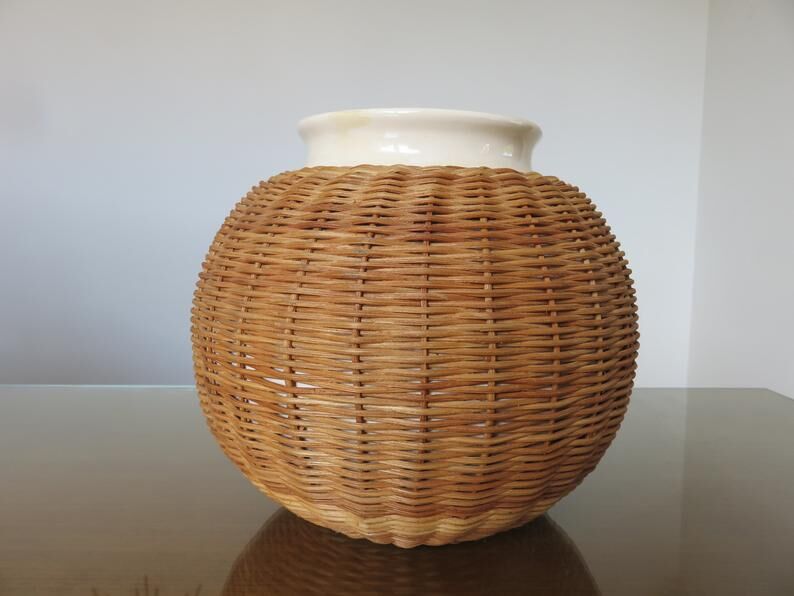 Cache-pot Cœur en bois rouge ❤️ - Déco Saint-Valentin / Mariage - Décoration