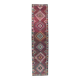 Vintage Turkish Hand-Knotted Pink Runner 75x332