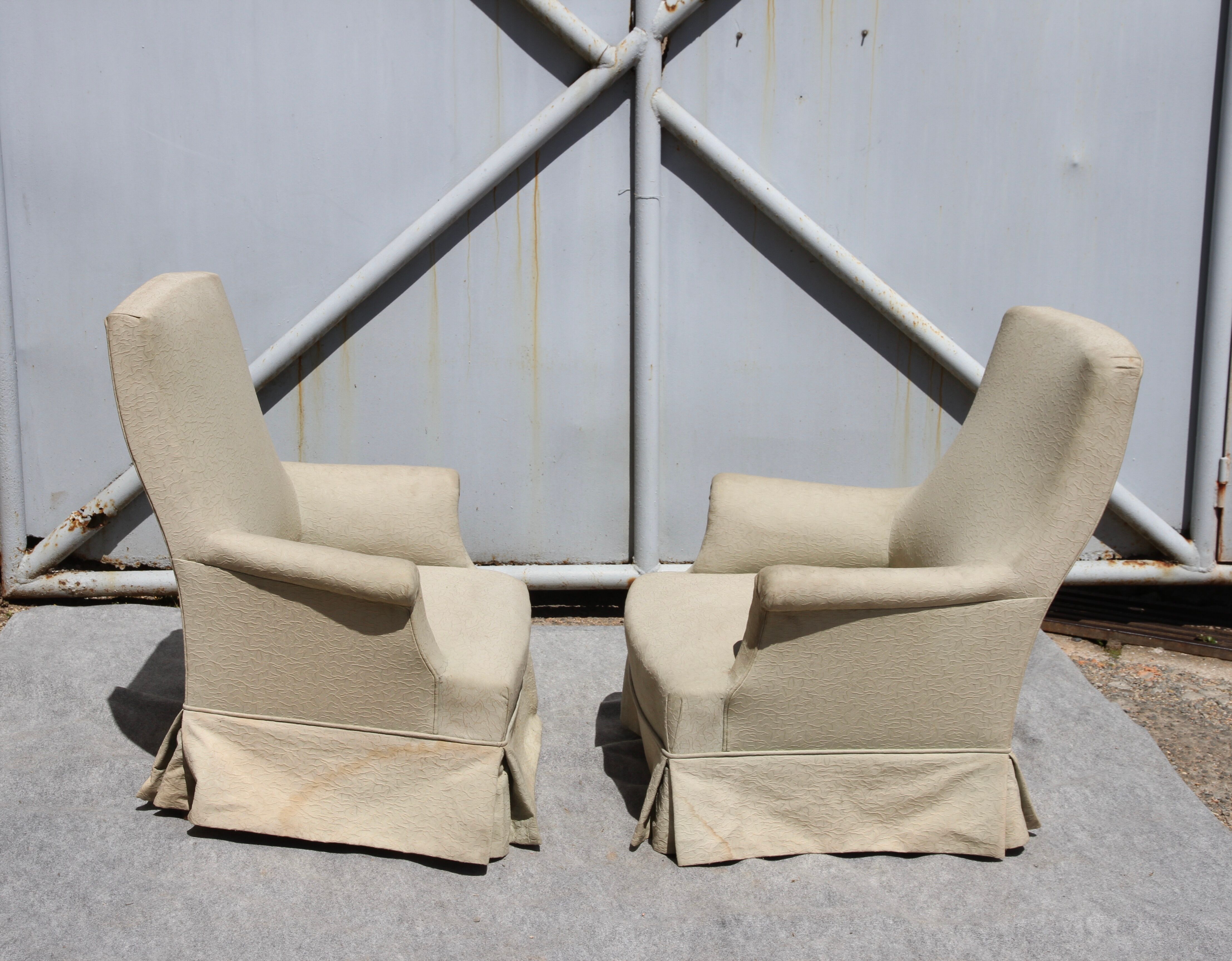 Pair of Napoleon III armchairs