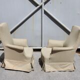 Pair of Napoleon III armchairs