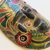 Colored terracotta mask, Mexico 1970s