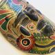 Masque du Mexique en terre cuite colorée, années 70, mexicain