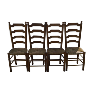 Ensemble de 4 chaises - hauts
