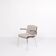 Conference chair – Rosewood & light grey fabric – Duba – 1960s