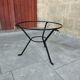 20th century wrought iron coffee table