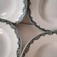 Set of 6 antique soup plates – Ironstone, circa 1900