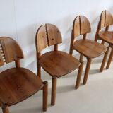 set of 5 dining chairs in style of Rainer Daumiller