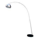 lampadaire design métal chromé